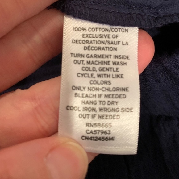 Caslon Navy Pom Pom Maxi Skirt in Petite Large - Picture 5 of 5